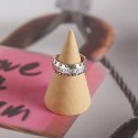 French I Am Here Engraved Open Ring - MLYH667