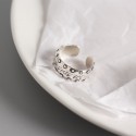 French I Am Here Engraved Open Ring - MLYH667