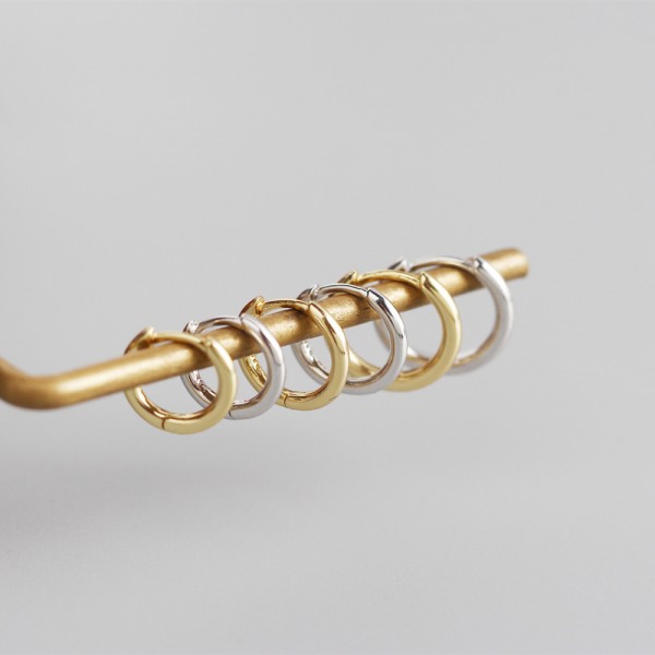 Statement Stackable Basic Hoop Earrings