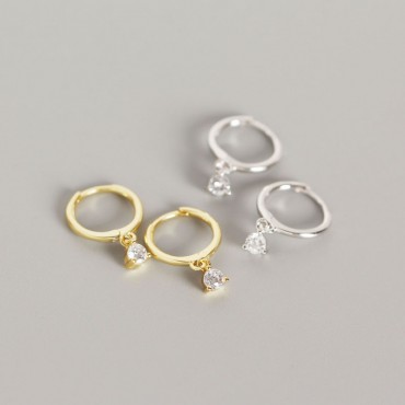 Elegant Round Dangle Earrings