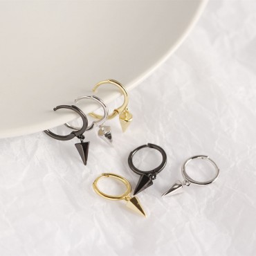 Punk Style Conical Dangle Earrings