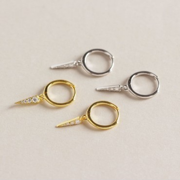Tassel Triangle Dangle Earrings
