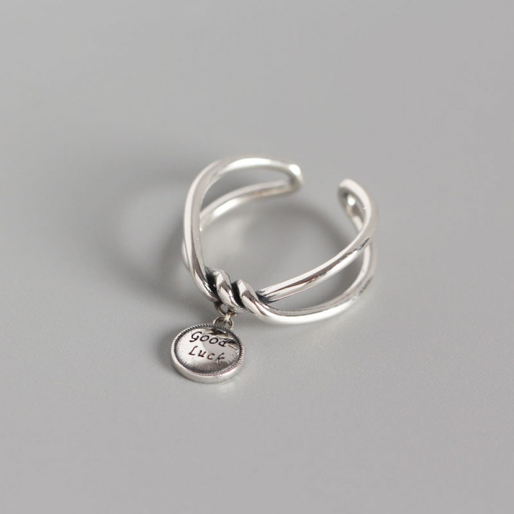 Vintage Good Luck Open Ring - MLYH103