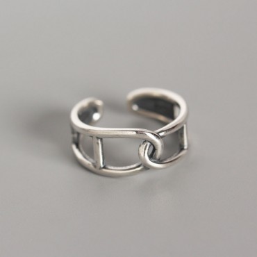 Vintage Wrap-shaped Open Ring