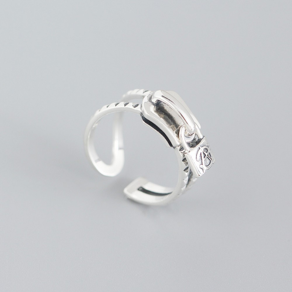 Statement Zip Lock Open Ring - MLYH108