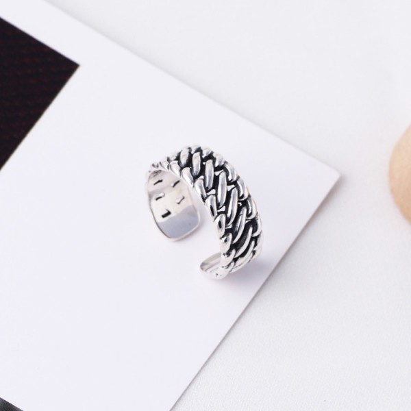 Vintage Chain Shaped Hoop Earrings