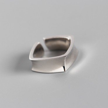 Vintage Square Shaped Open Ring