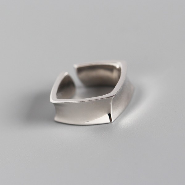 Vintage Square Shaped Open Ring