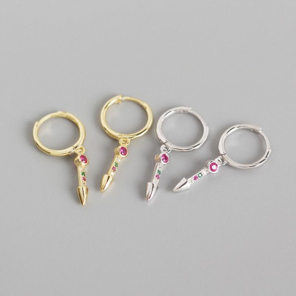 Elegant Long Nail Dangle Earrings