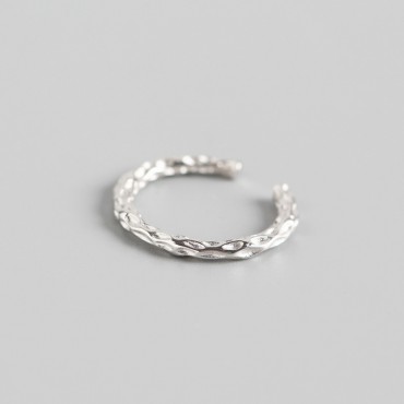 Baroque Irregular Texture Open Ring