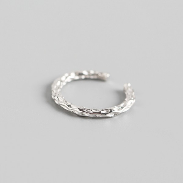 Baroque Irregular Texture Open Ring