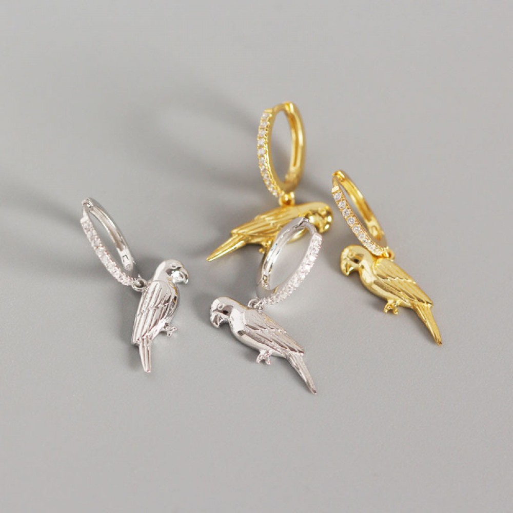 Cute Parrot Dangle Earrings - MLYH167