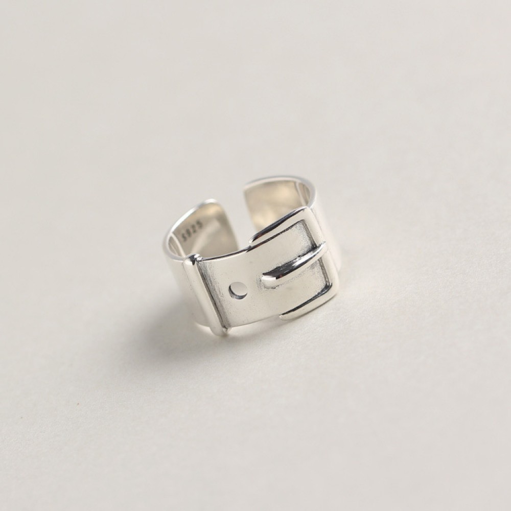 Vintage Belt Buckle Open Ring - MLYH170