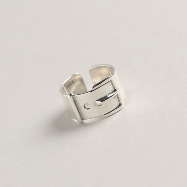 Vintage Belt Buckle Open Ring
