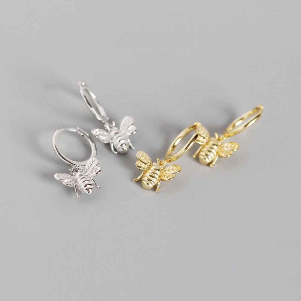 Statement Bee Dangle Earrings - MLYH210