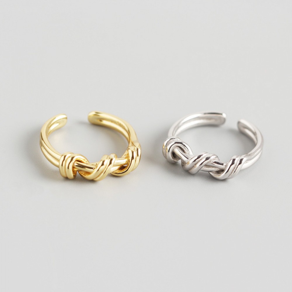 Elegant Knotted Open Ring - MLYH219