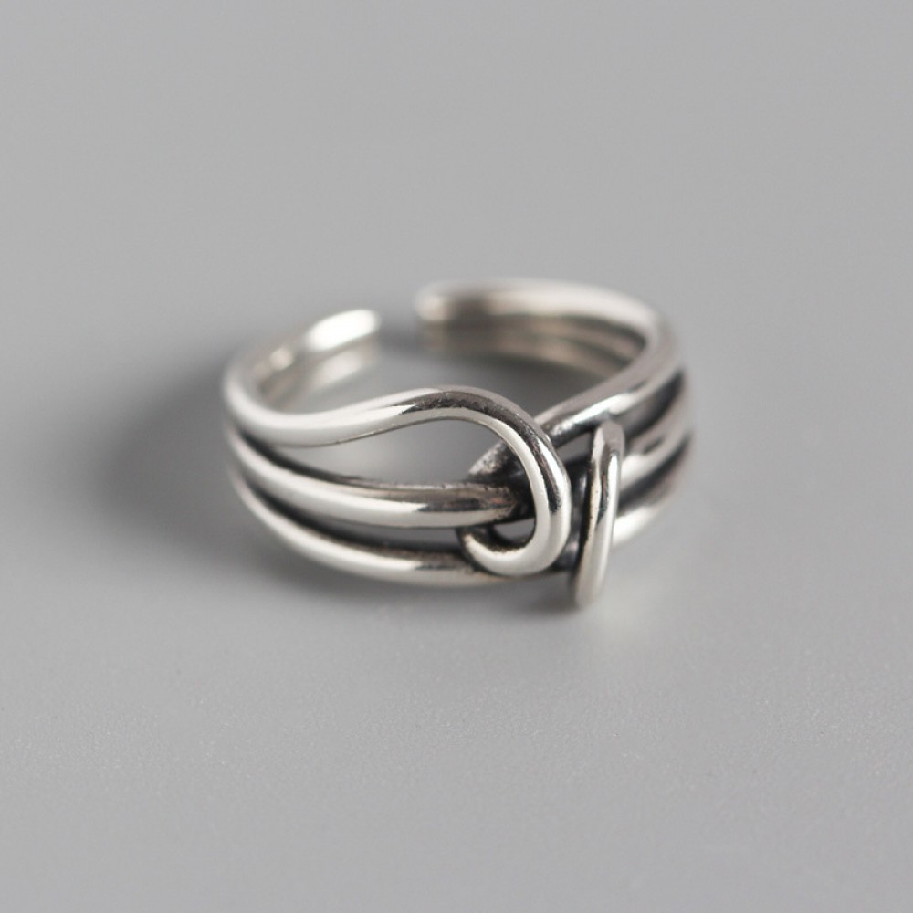 Multi-line Knotted Open Ring - MLYH256