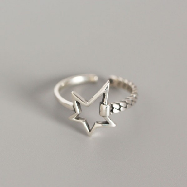 Statement Irregular Star Open Ring