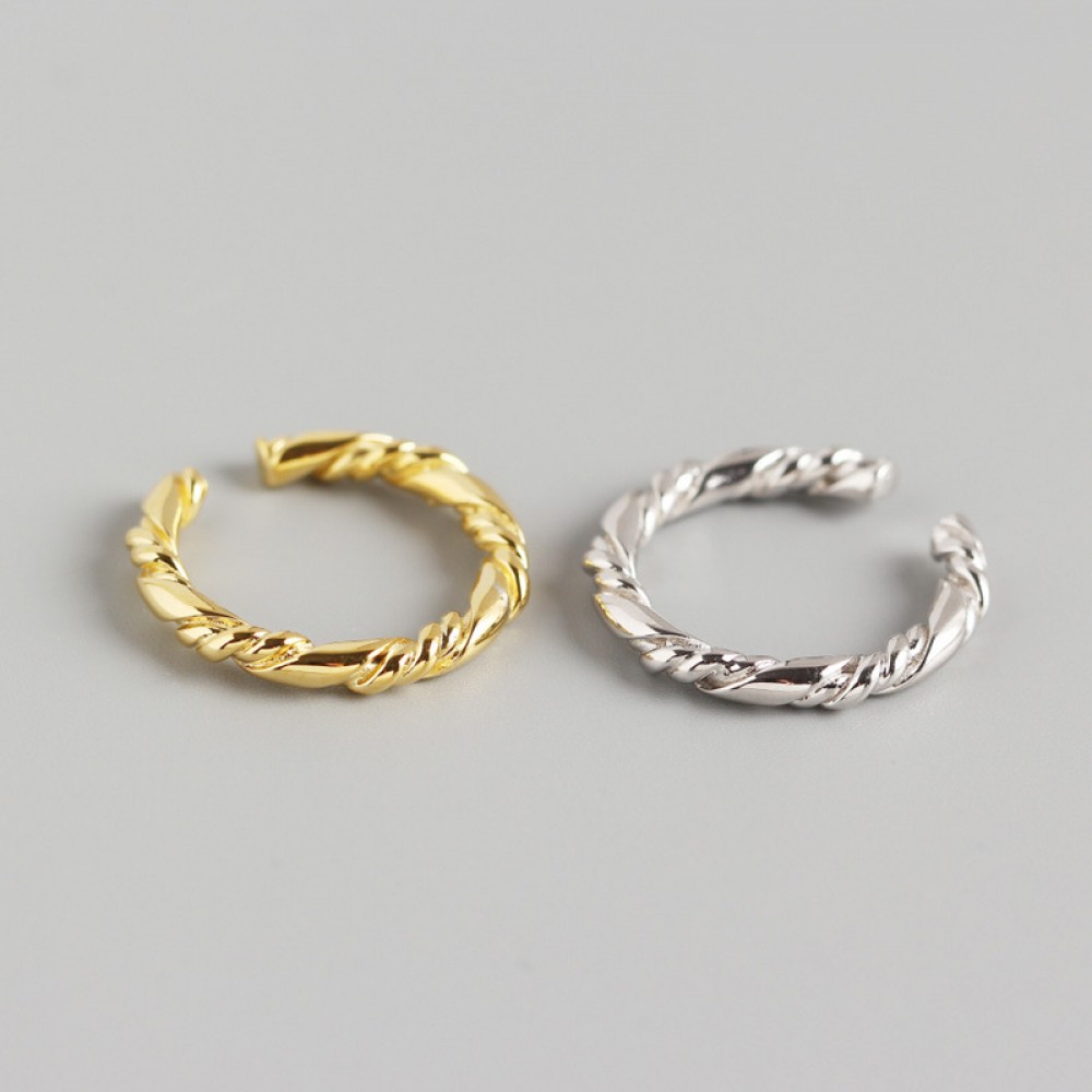 Elegant Twisted Open Ring - MLYH259