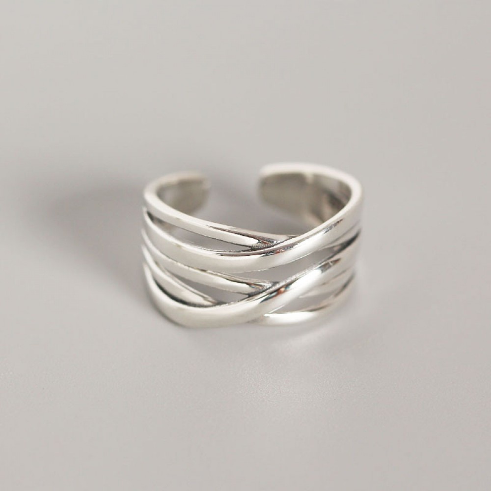 Vintage Braided Open Ring - MLYH261
