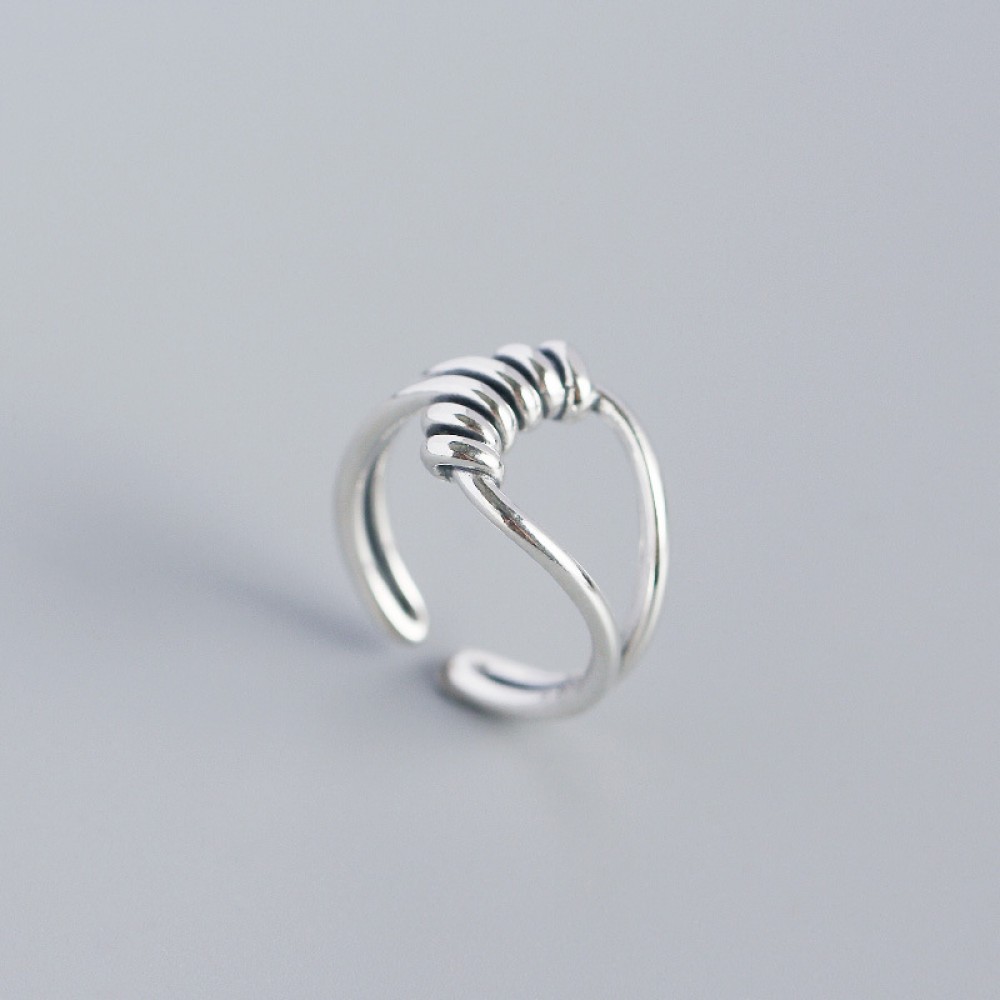 Vintage Wire Wound Open Ring - MLYH263