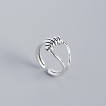 Vintage Wire Wound Open Ring