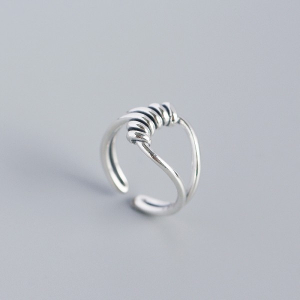 Vintage Wire Wound Open Ring