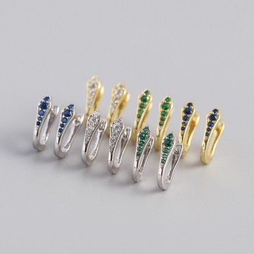 Elegant U-shaped Hoop Earrings