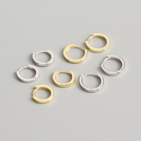 Minimalist Basic Hoop Earrings