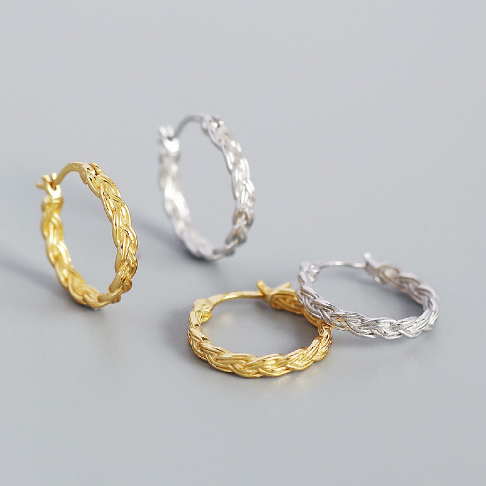 Vintage Ponytail Hoop Earrings - MLYH338