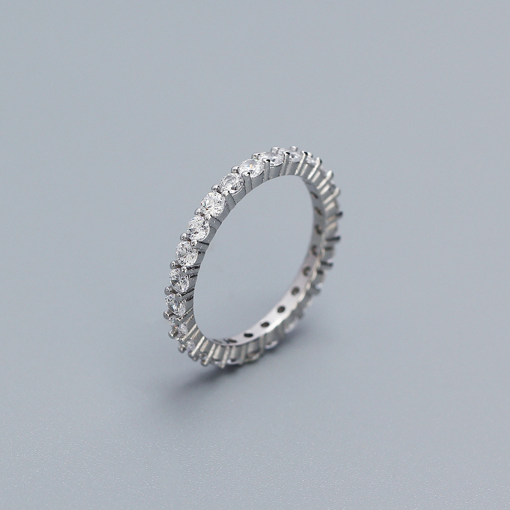 Sparkling Beaded Gemstone Ring - MLYH347