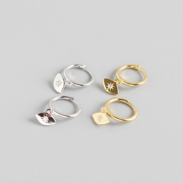 Elegant Eye-shaped Dangle Earrings