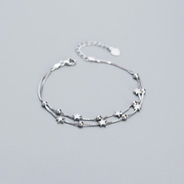Sweet Stars and Beads Bracelet