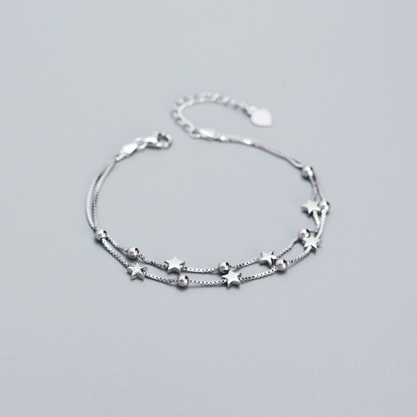 Sweet Stars and Beads Bracelet