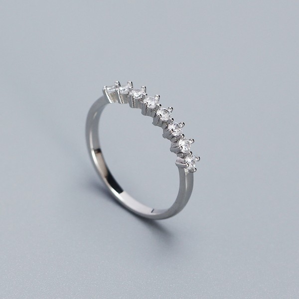 Sparkling Beaded Rhinestone Ring