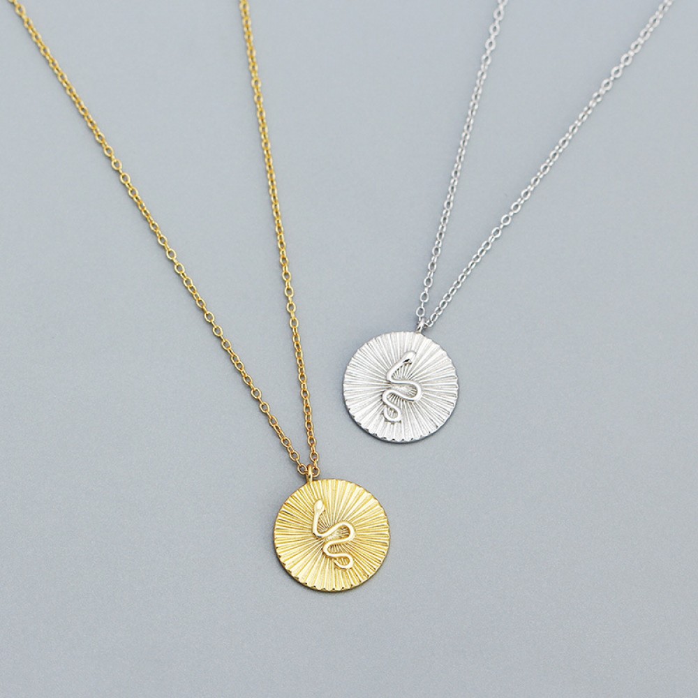 Vintage Snake Pattern Necklace - MLYH449