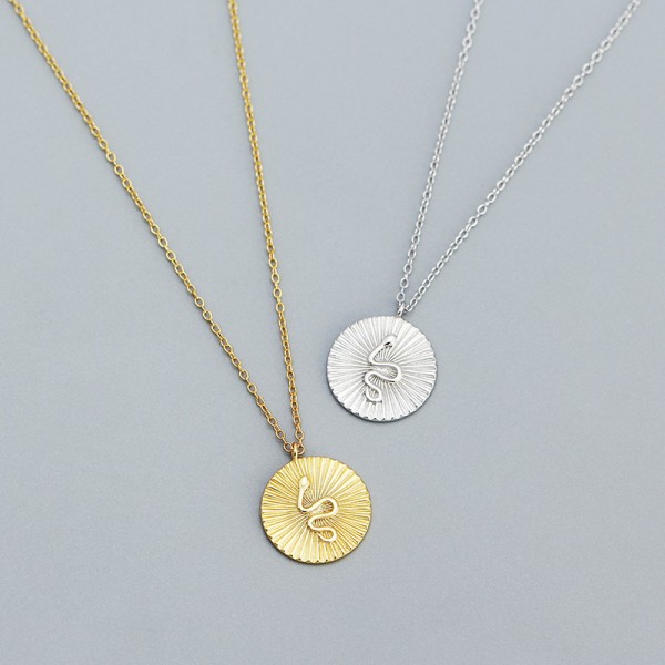 Vintage Snake Pattern Necklace