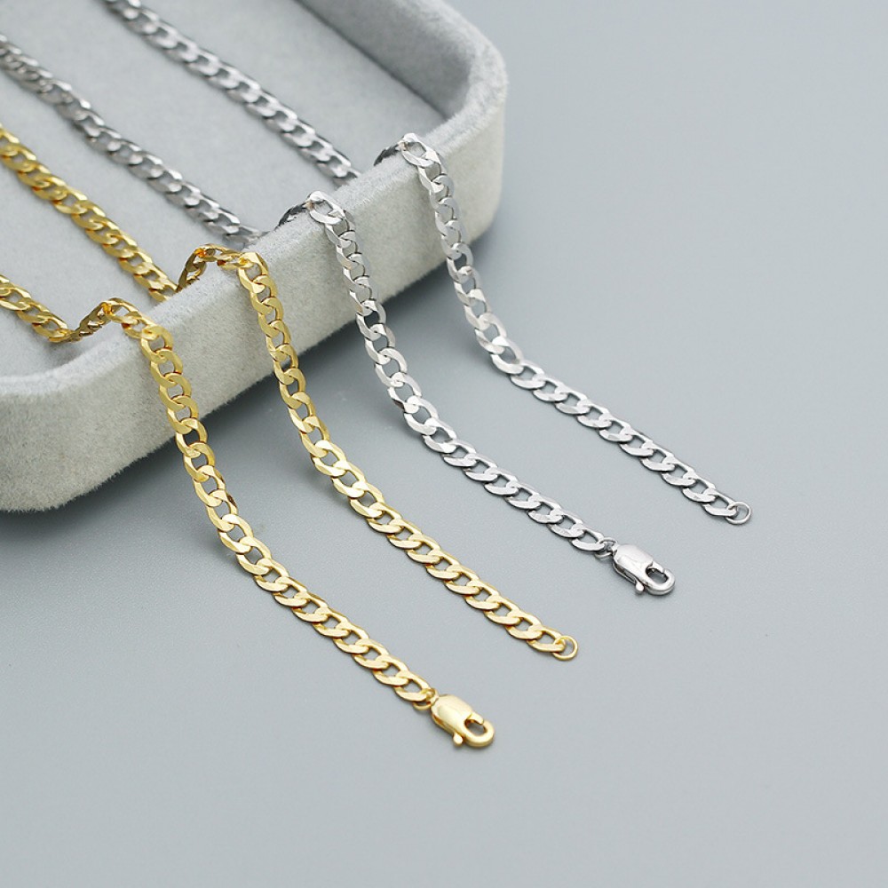 Basic Cuban Link Chain Necklace - MLYH459