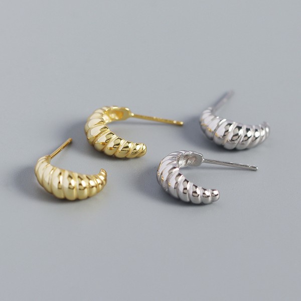 Elegant Ox Horn Stud Earrings