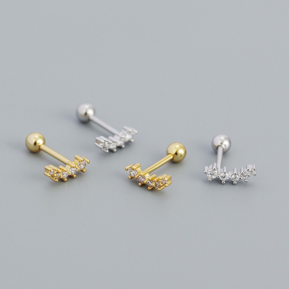 Sweet Wing Shaped Stud Earrings - MLYH476