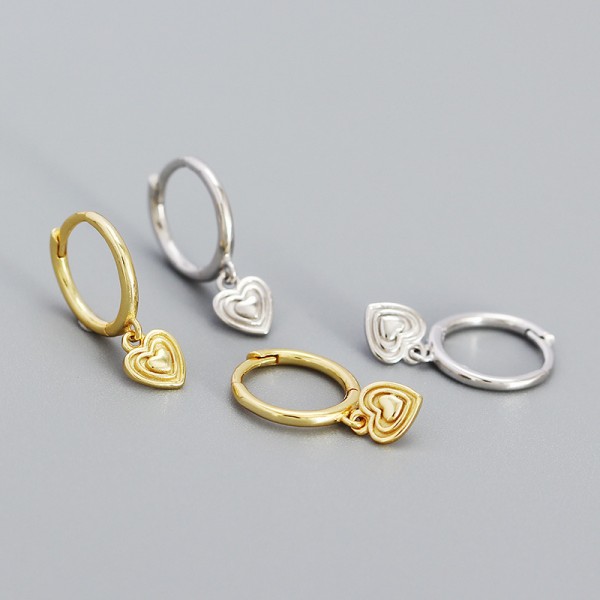 Sweet Heart to Heart Dangle Earrings