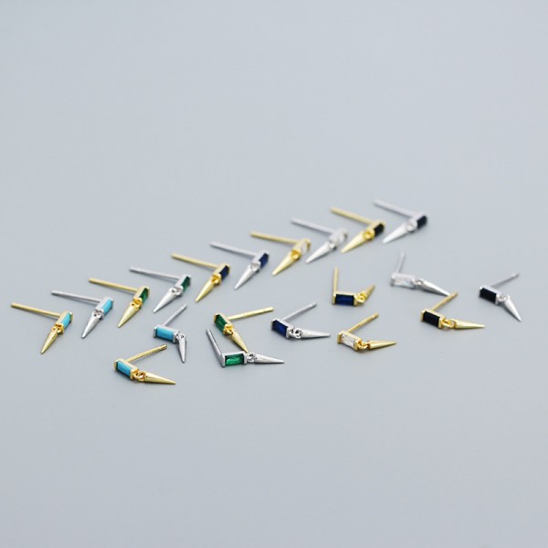 Punk Style Rivet Dangle Earrings