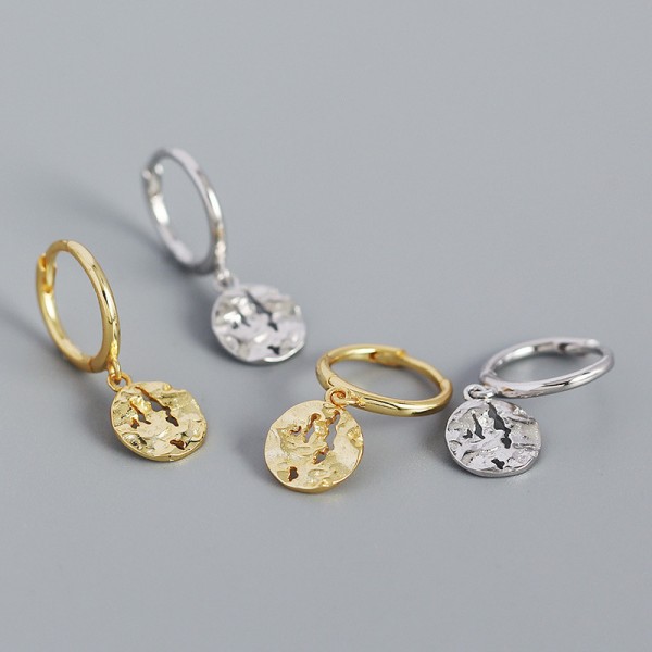 Irregular Abstract Pattern Dangle Earrings