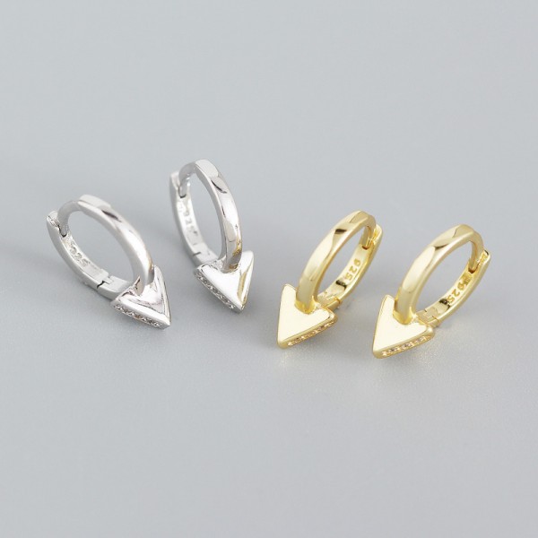 Punk Style Triangle Hoop Earrings