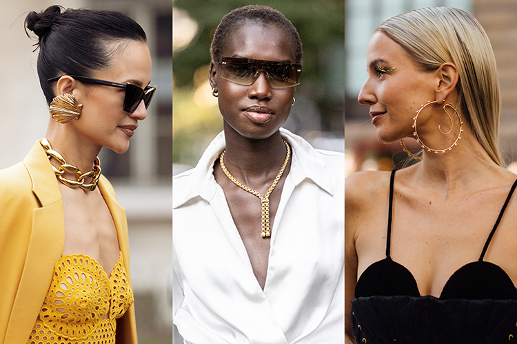 women in different skin tone wearing different jewelry