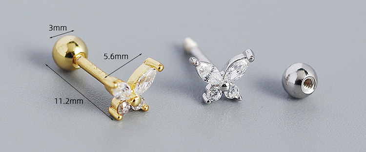 description picture for stud earrings id MLYH019-1