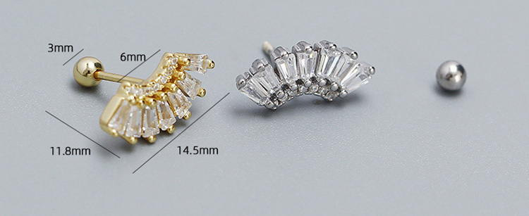 description picture for stud earrings id MLYH325-1