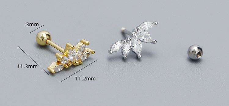 description picture for stud earrings id MLYH395-1