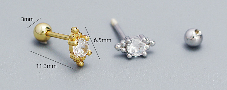 description picture for stud earrings id MLYH409-1