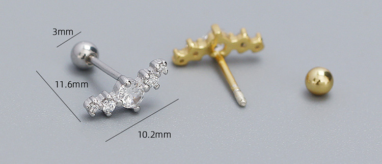 description picture for stud earrings id MLYH411-1